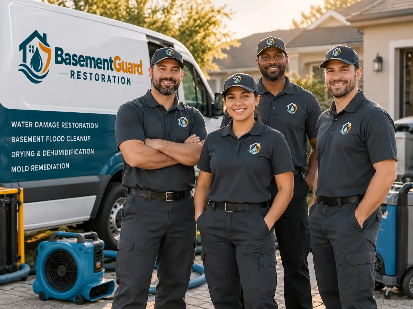 Basement Water Damage Restoration company in Leivasy, WV